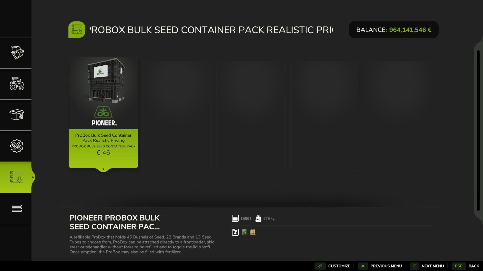 LAC Seed Pro Box Pack Realistic Pricing