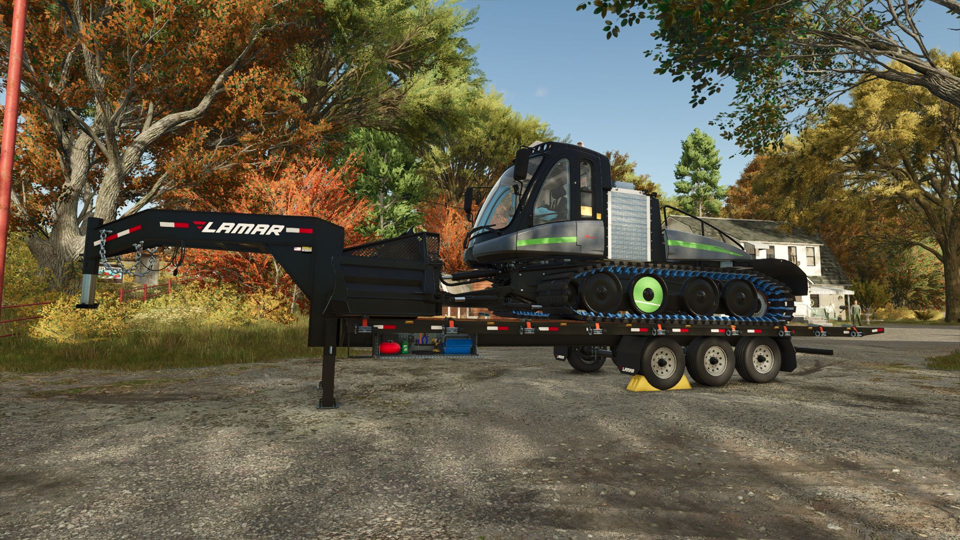 Lamar Gooseneck trailer