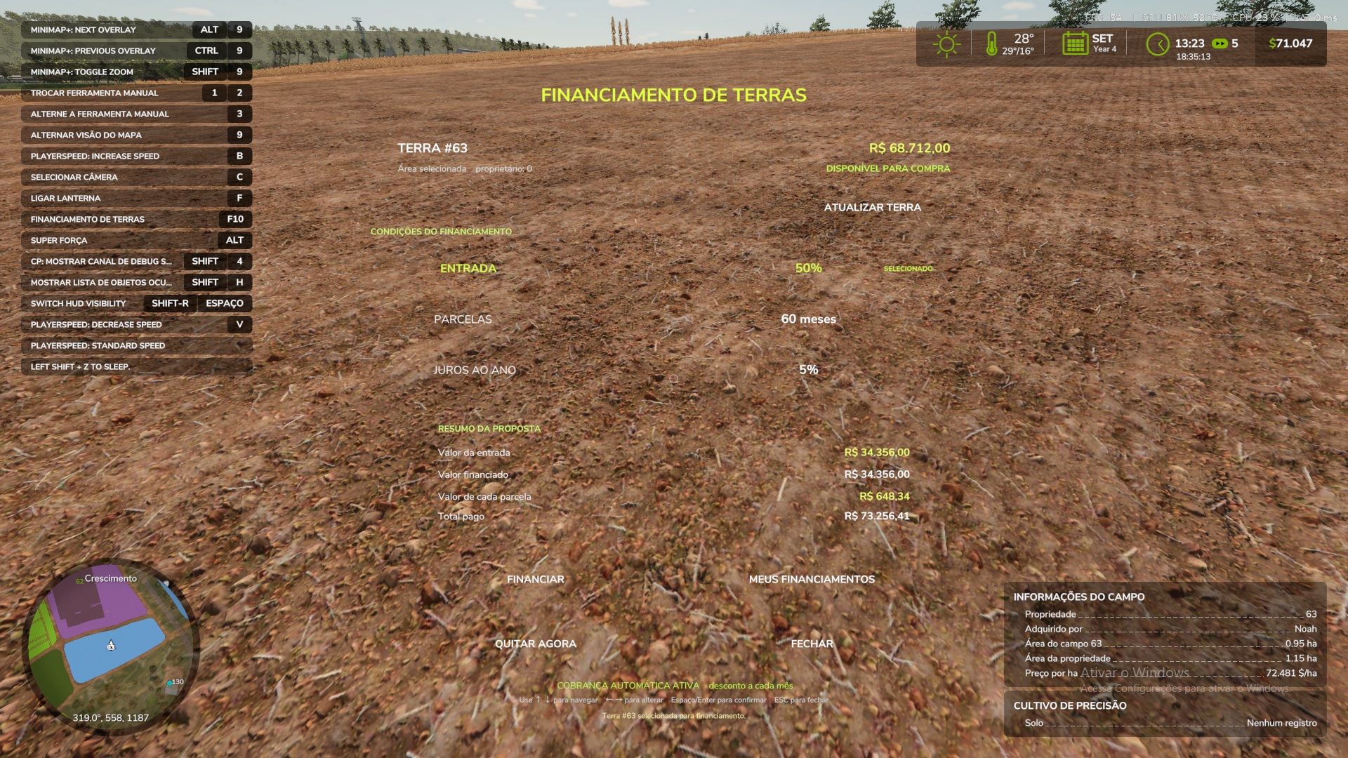 Land financing
