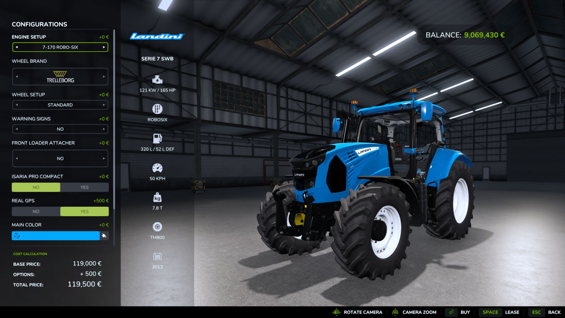Landini 7 Series SWB