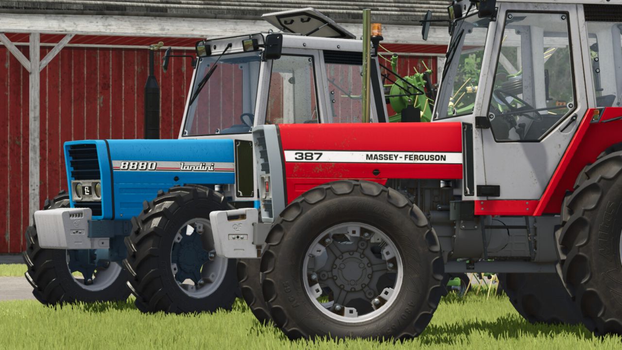 Landini X880 -serie en MF 3x7 -serie