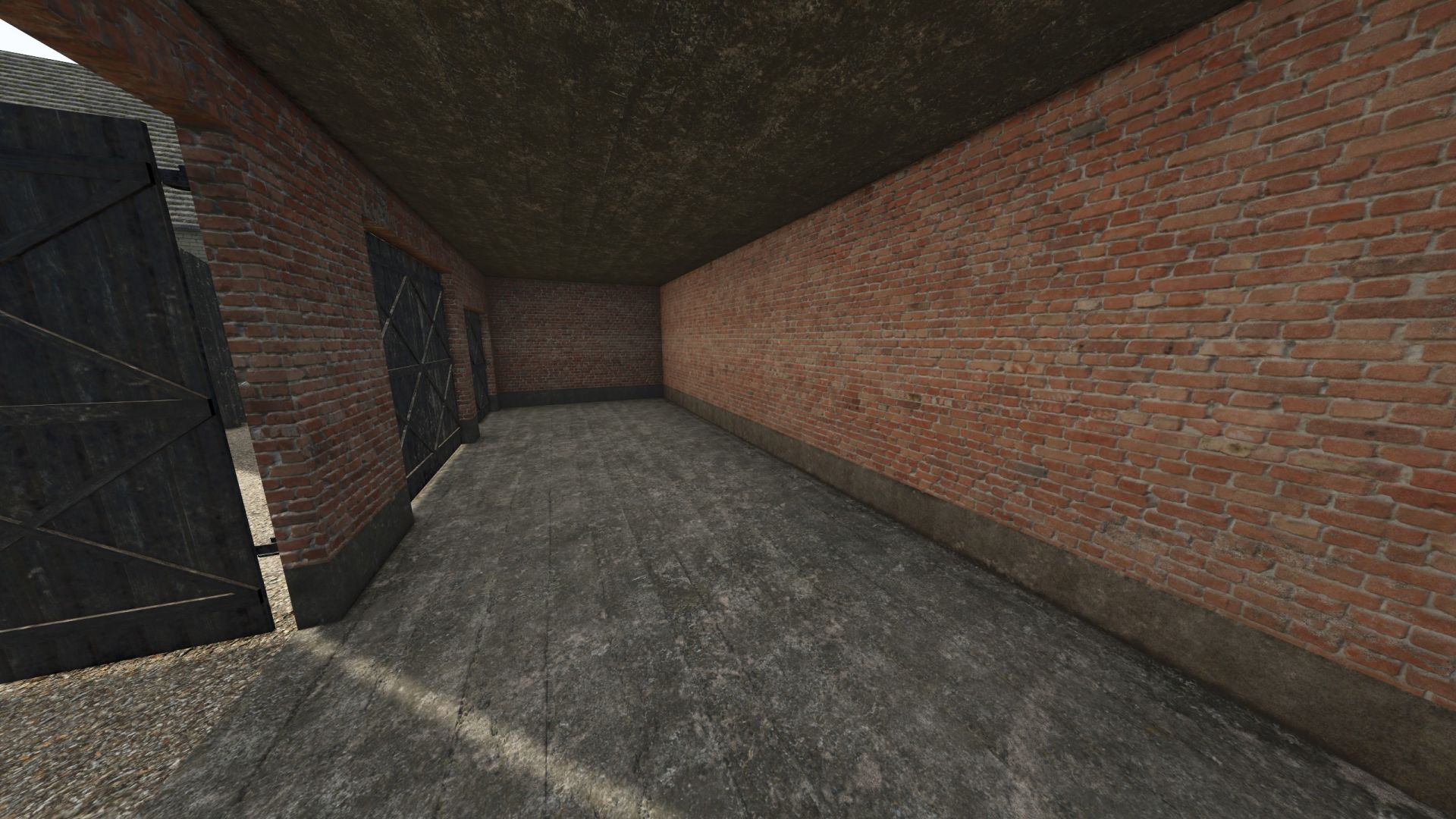Large brick shed