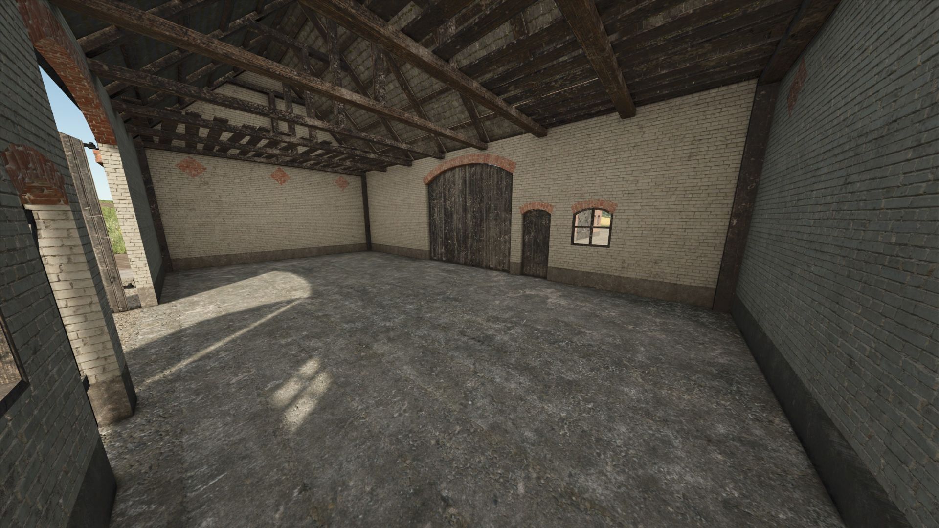 Large brick shed
