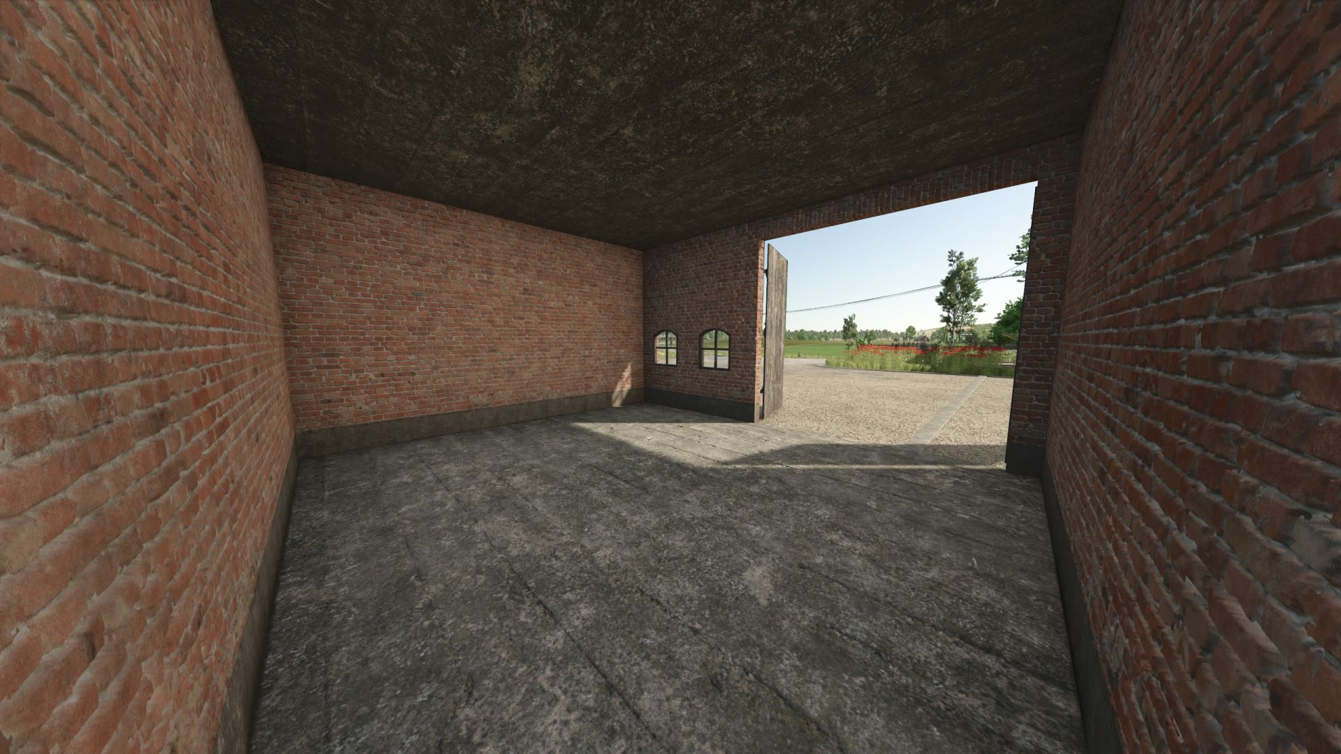 Large brick shed