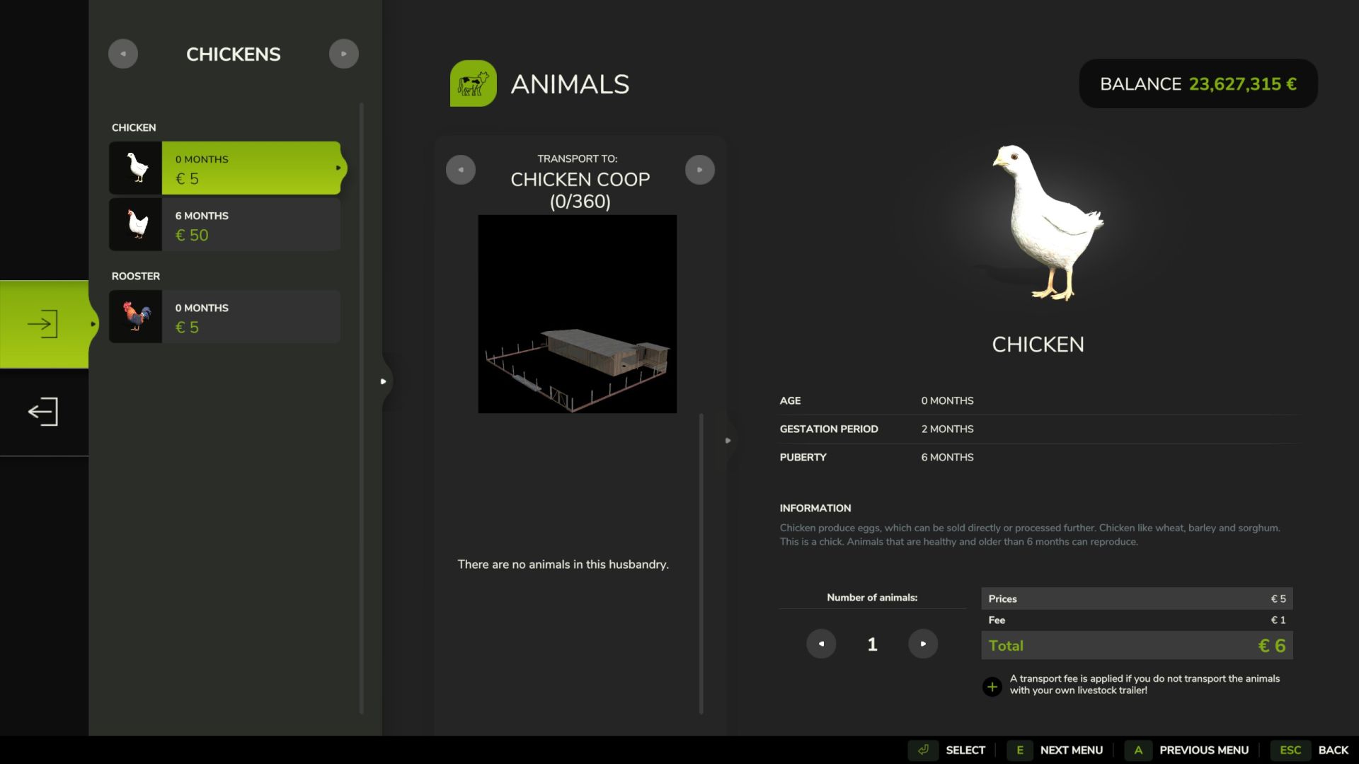 Large chicken coop