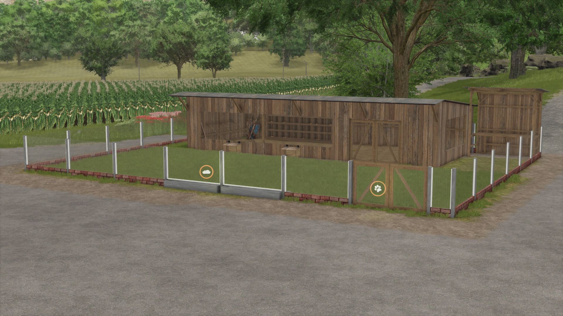 Large chicken coop