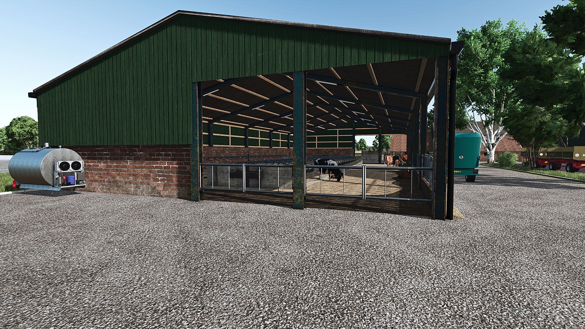 Large Dutch cowshed