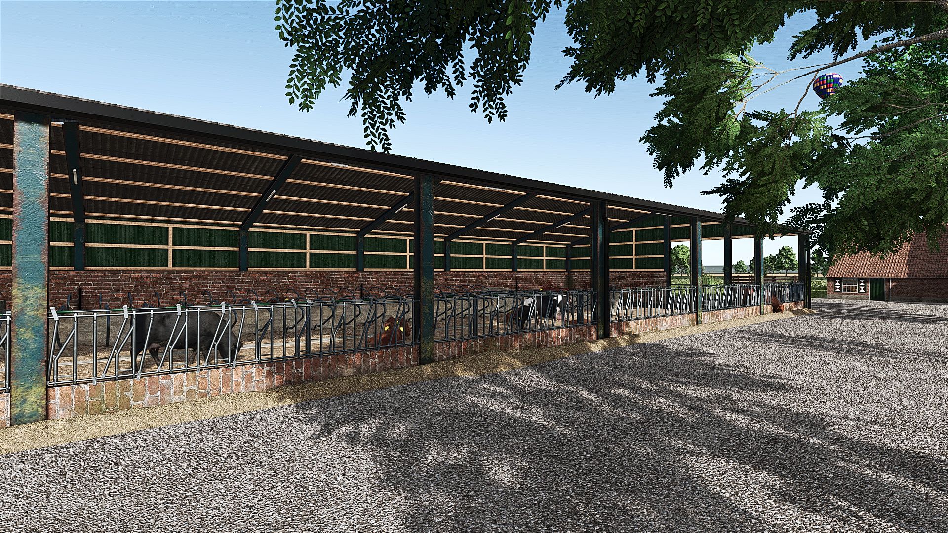 Large Dutch cowshed
