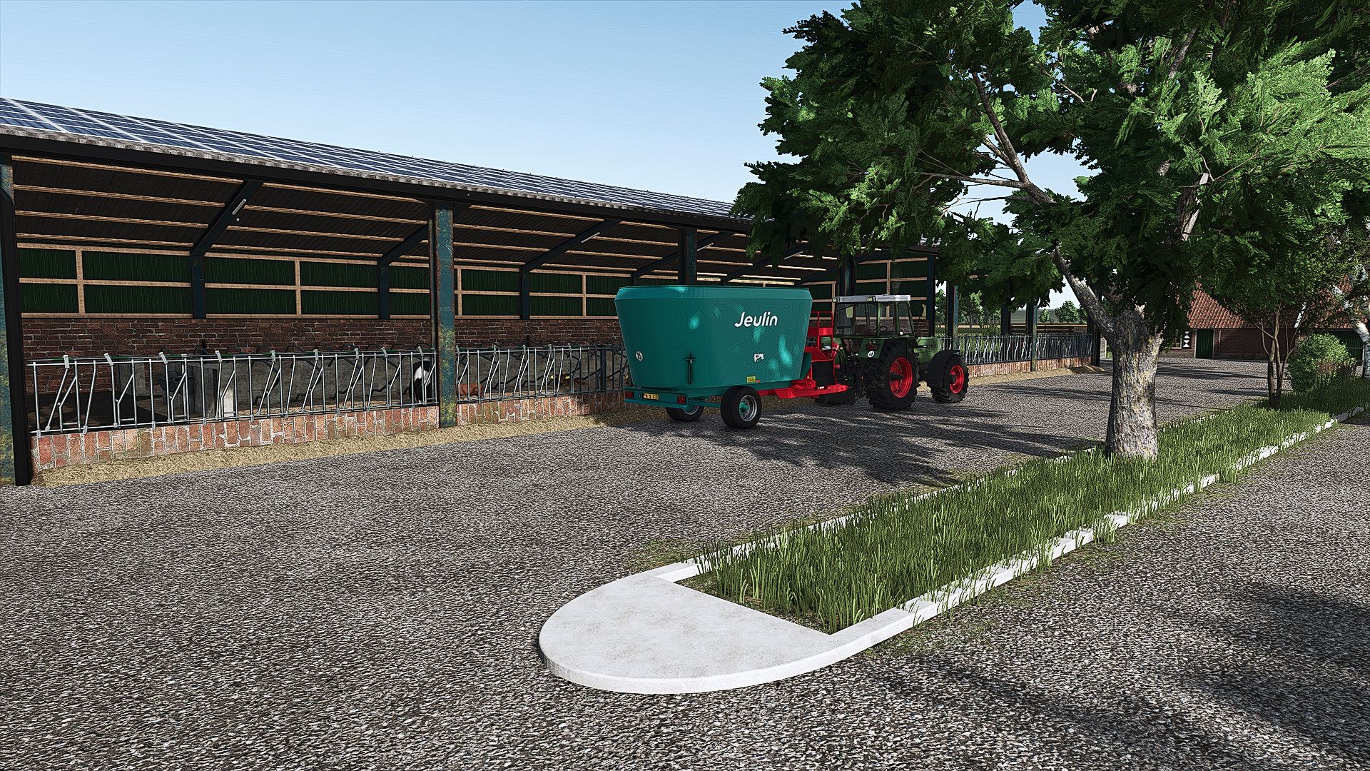 Large Dutch cowshed