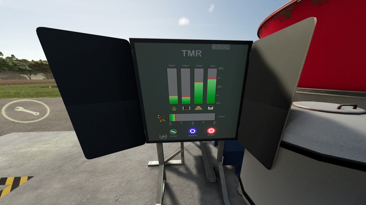 Mezclador de alimentación grande