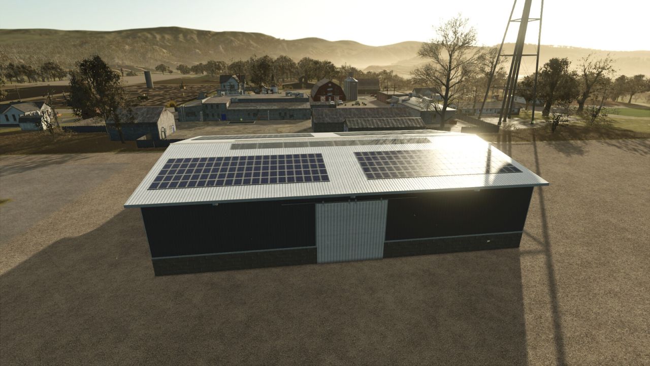 Grand Hangar Pour Machines Et Outils