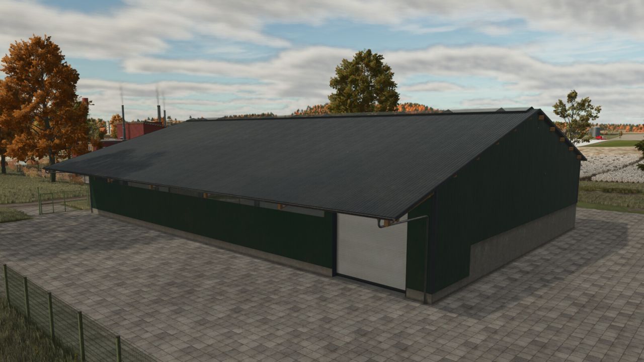 Grands halls de stockage
