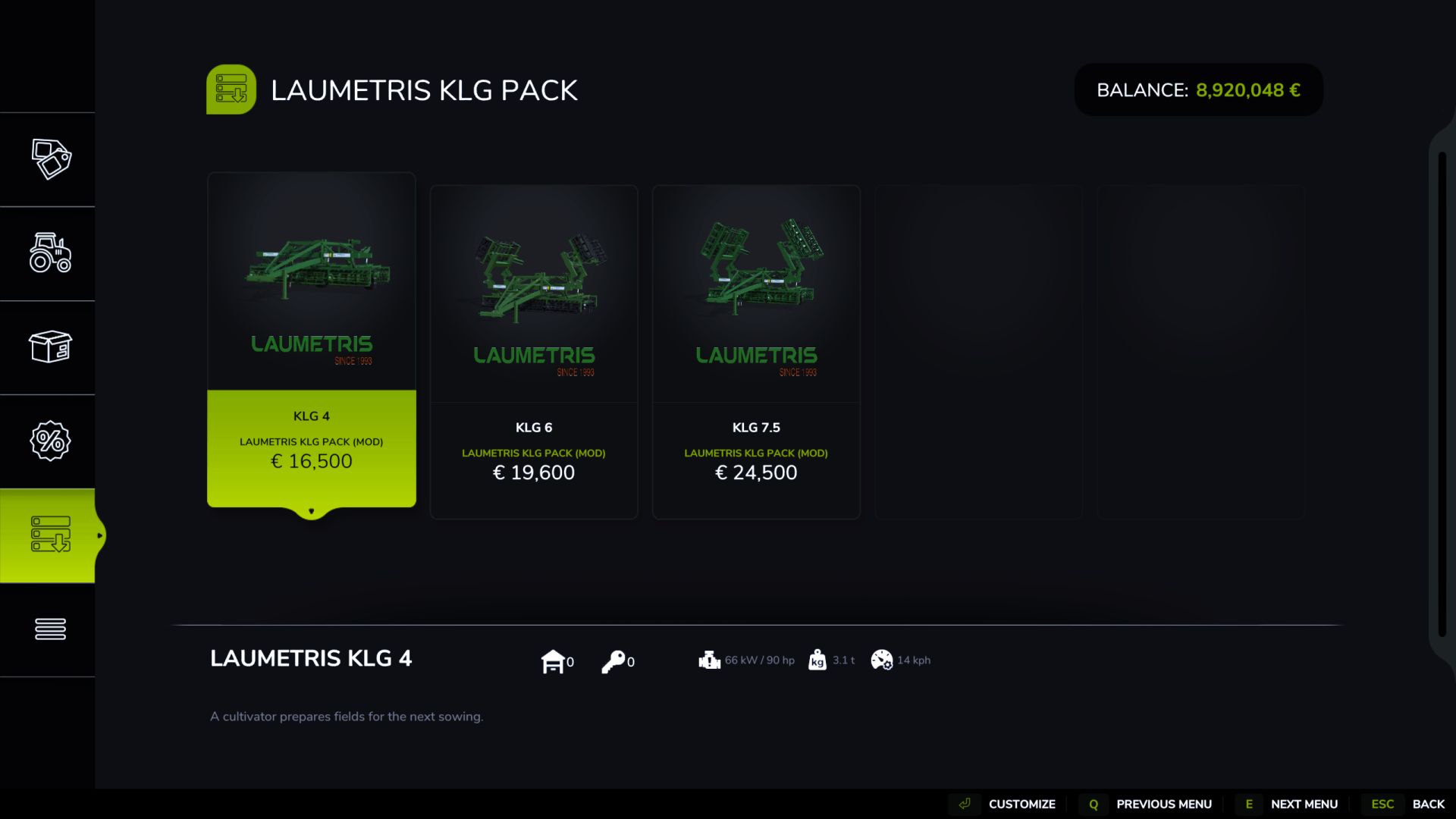 Laumetris KLG Pack Edit