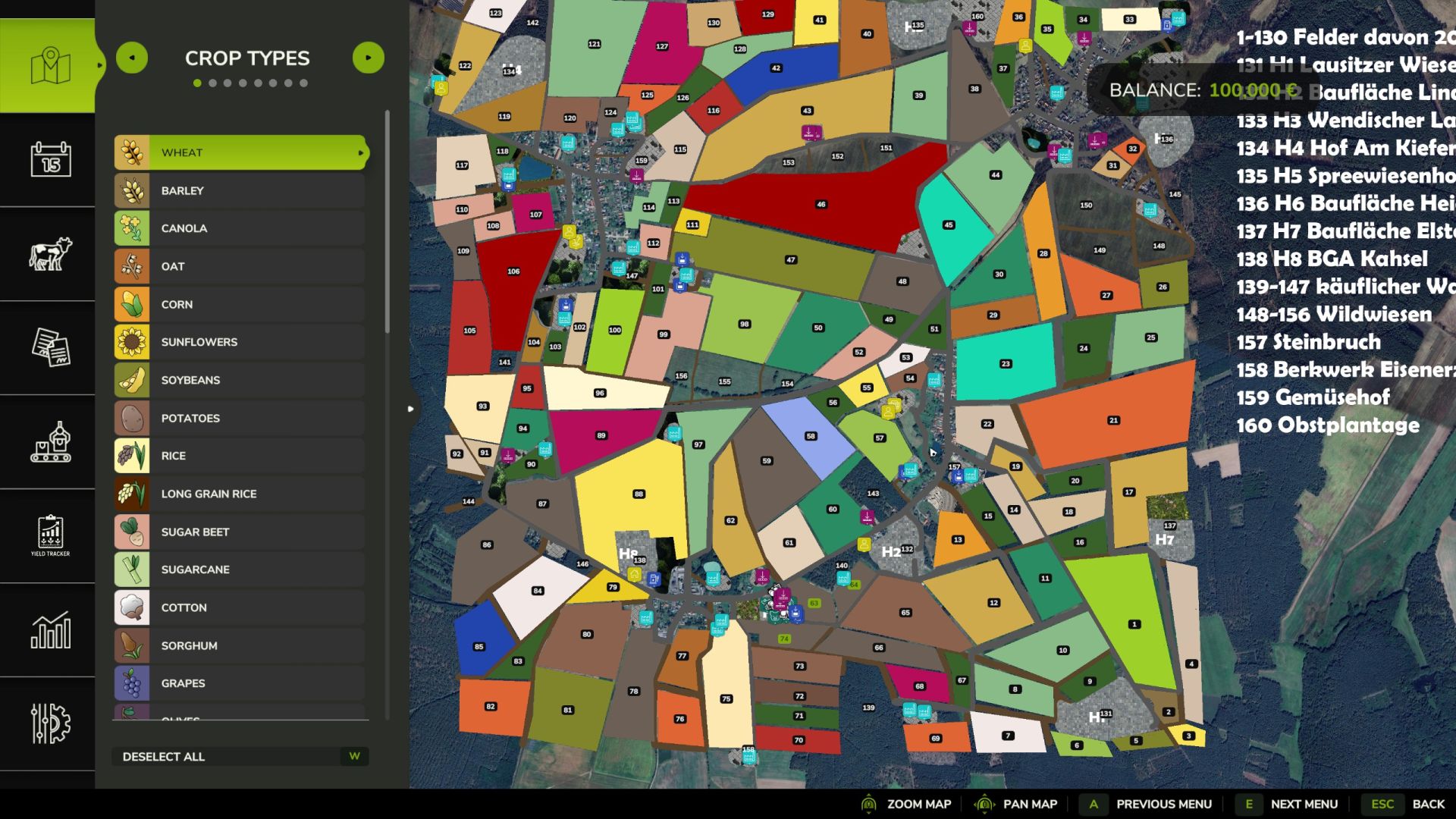 Lausitzer Landschaften 4x