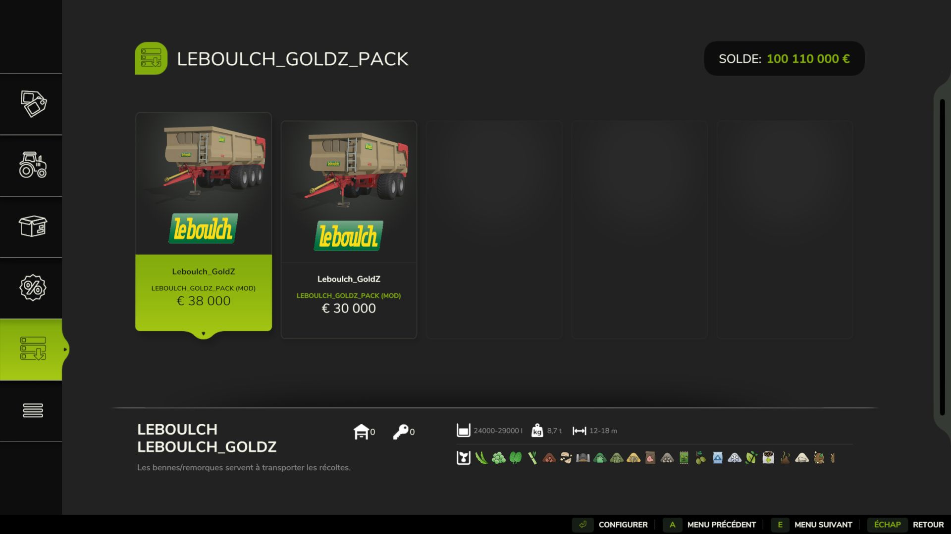 Leboulch Gold Z Pack