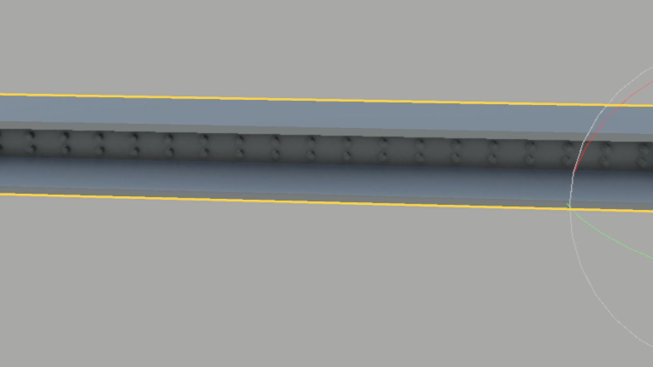 LED bar for tractor (Prefab)