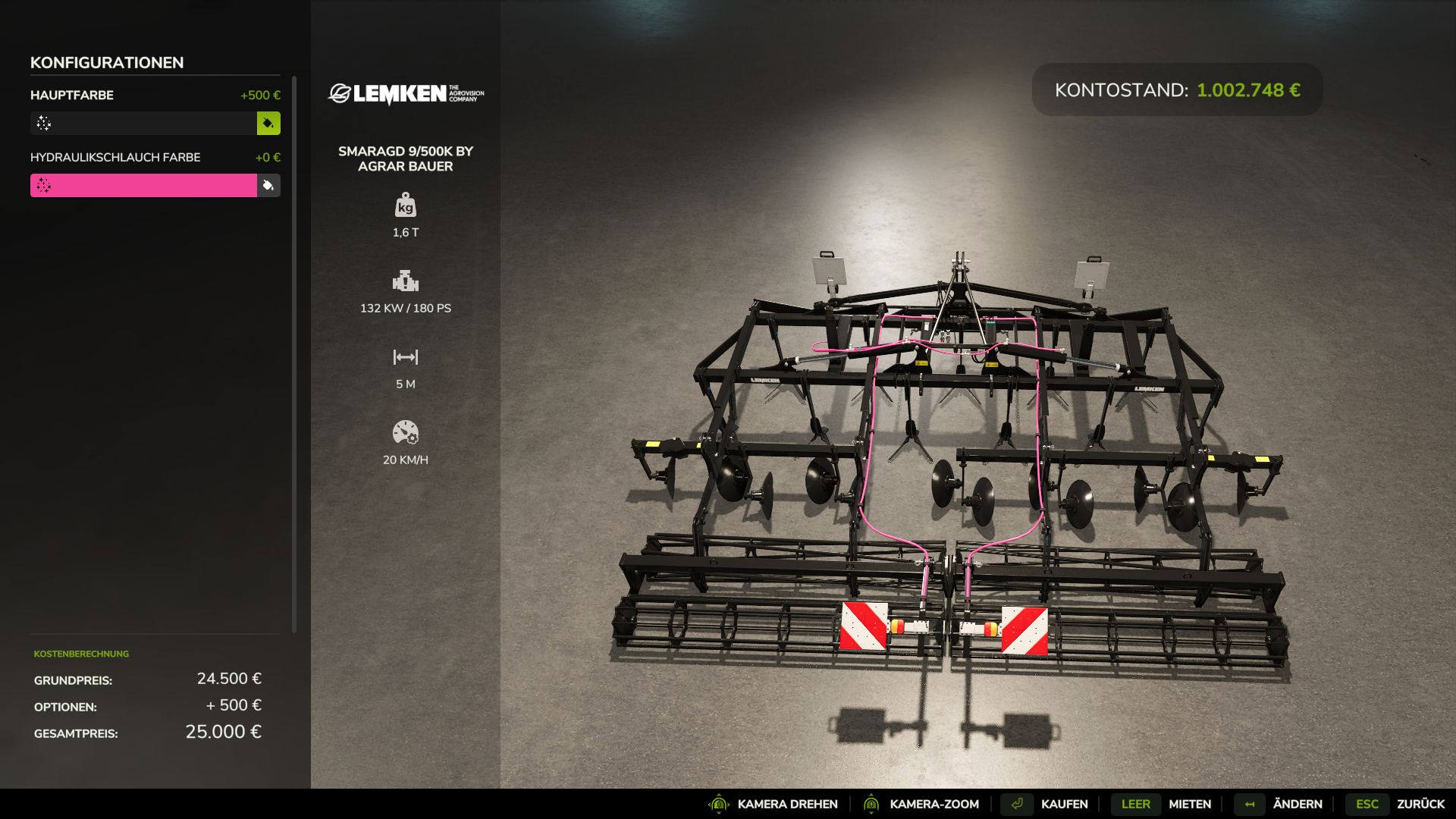 Lemken Smaragd 9500k