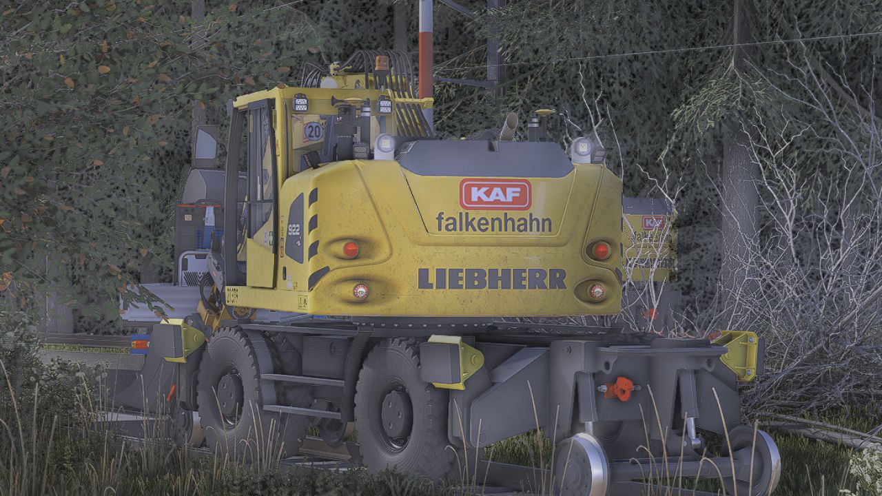 Liebherr 922 Excavadora ferroviaria