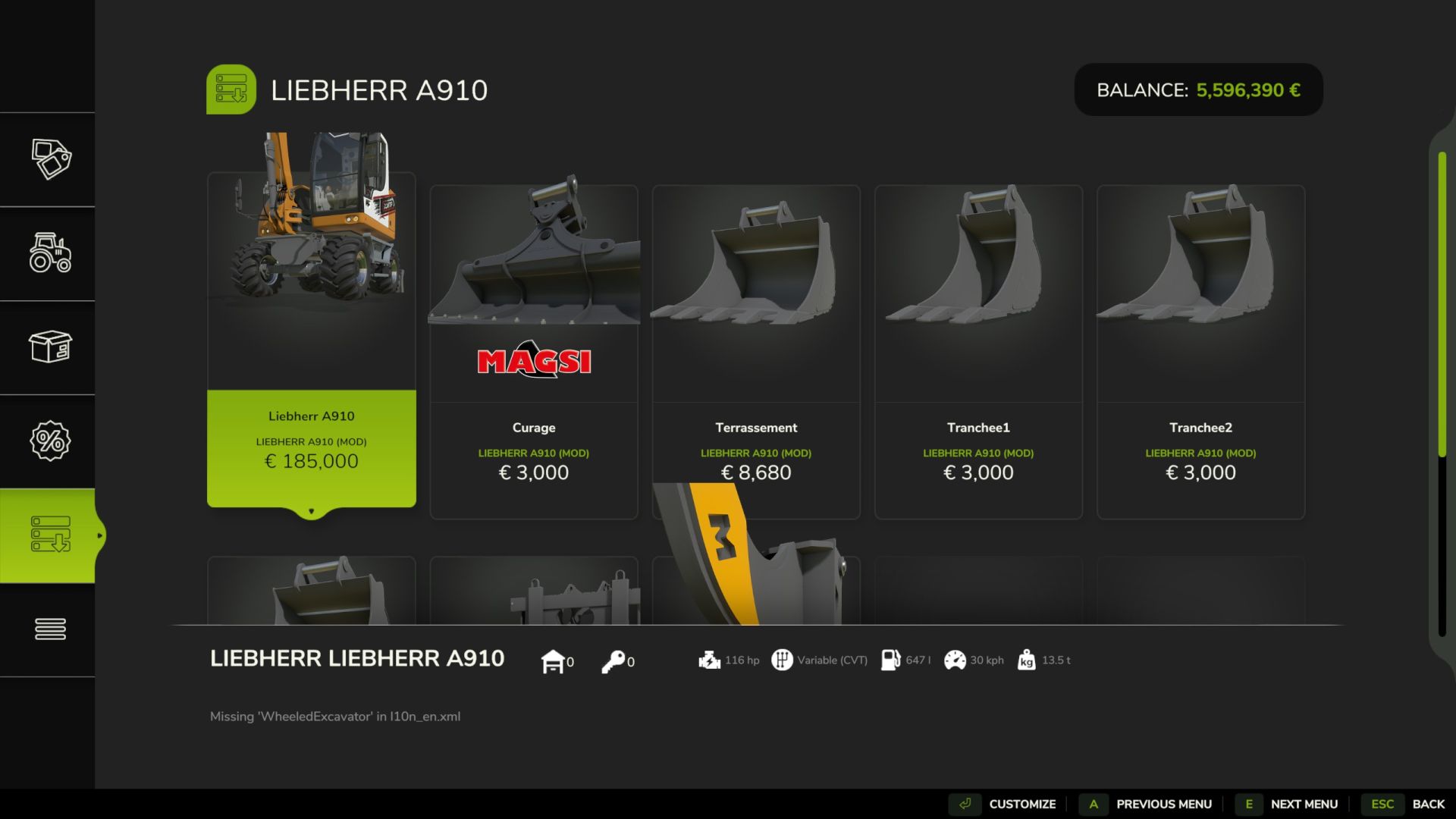 Liebherr A910