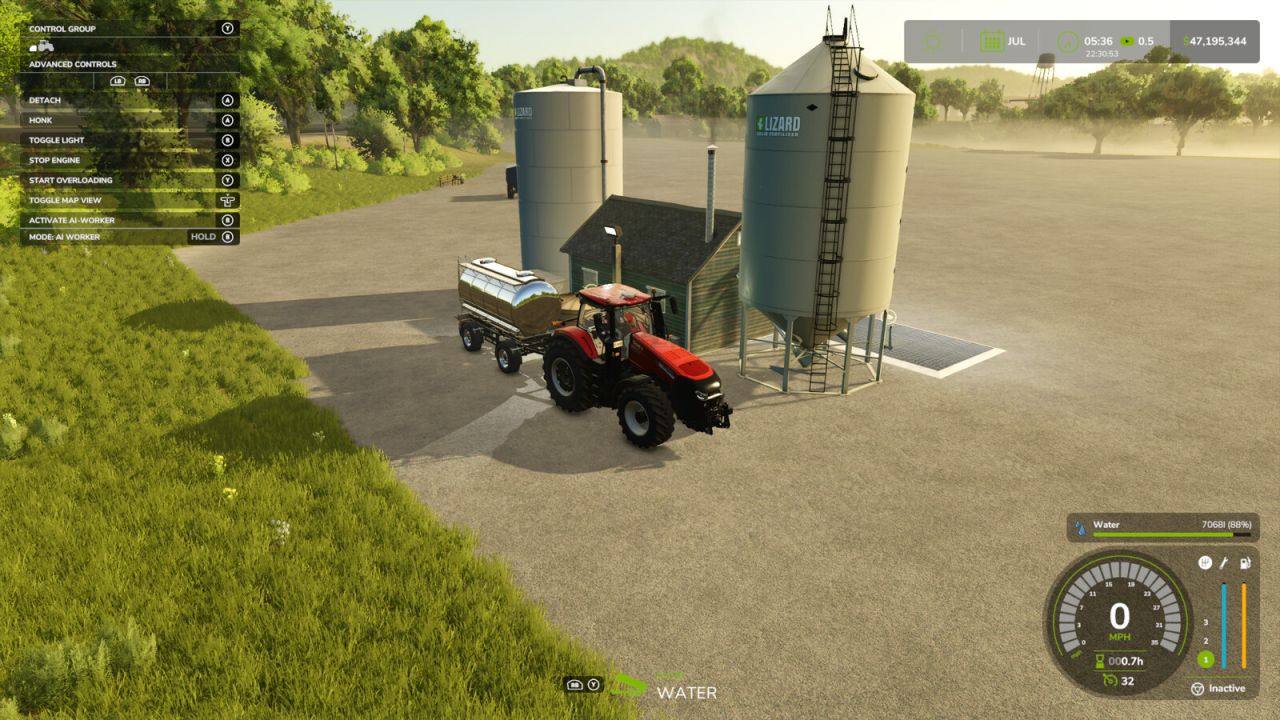 Instalación de fertilizantes líquidos
