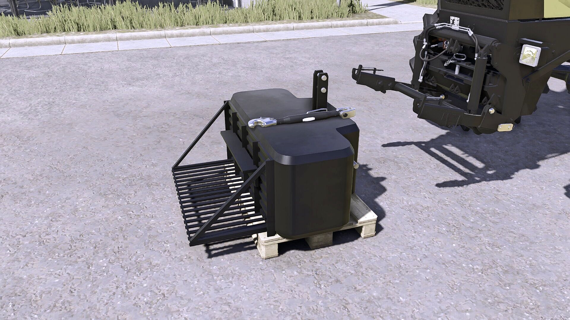 Lizard 1050 kg - front and rear weight