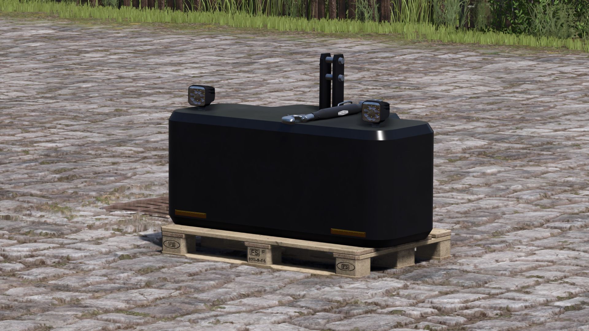 Lizard 1050 kg - front and rear weight
