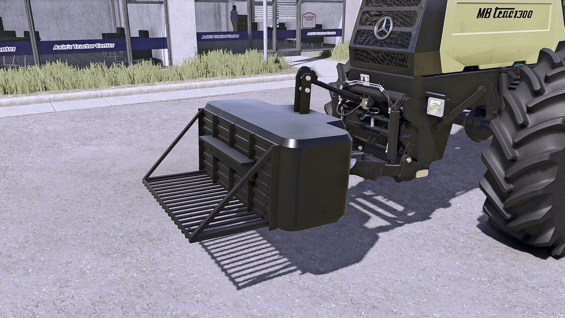 Lucertola 1050 kg - Peso anteriore e posteriore