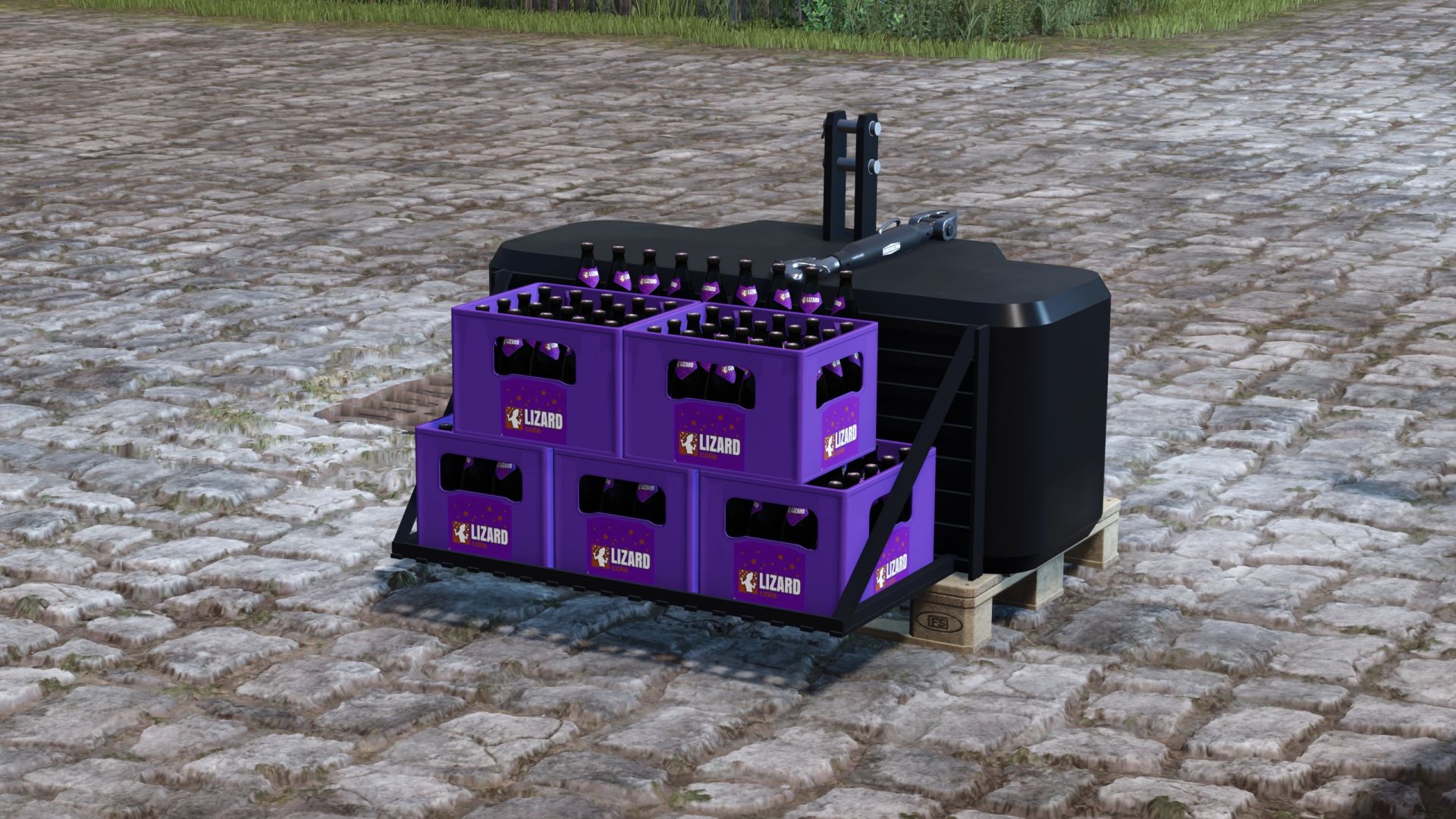 Lizard 1050 kg - front and rear weight