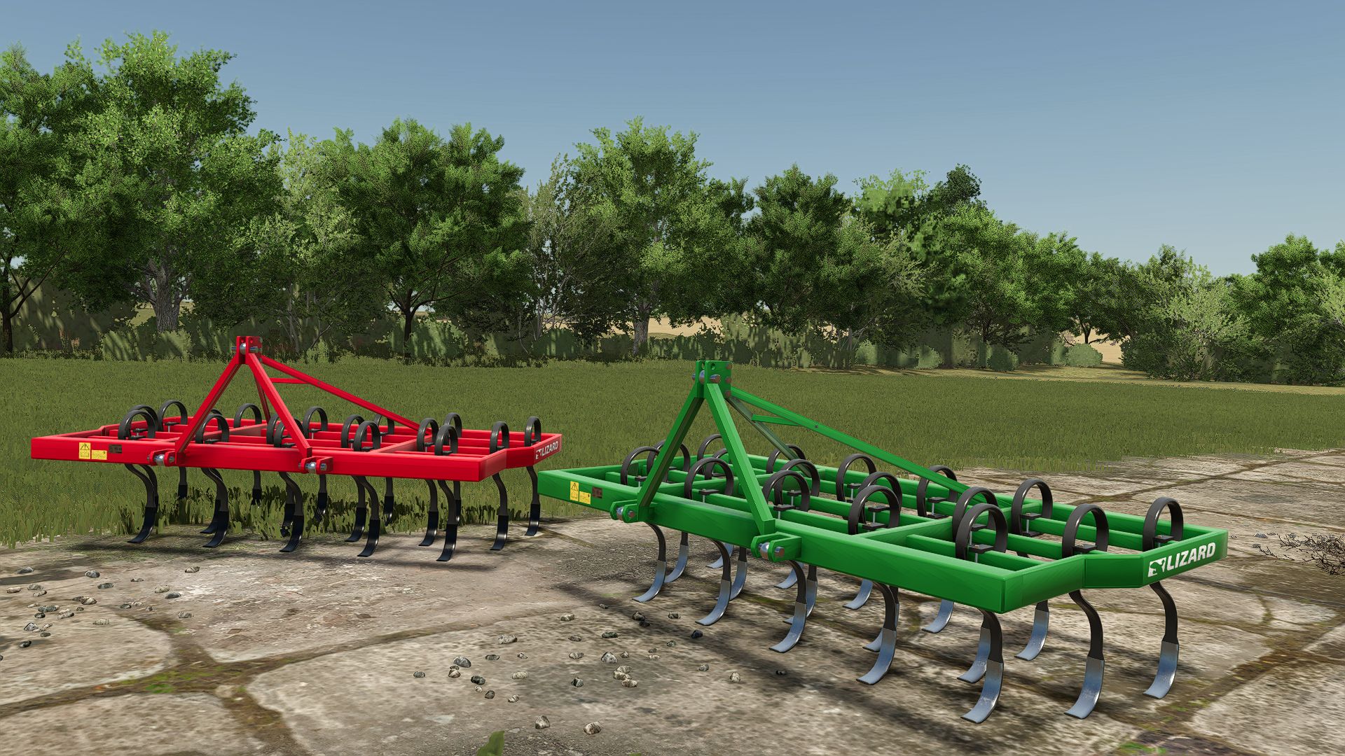 Lizard-cultivator met 17 tanden