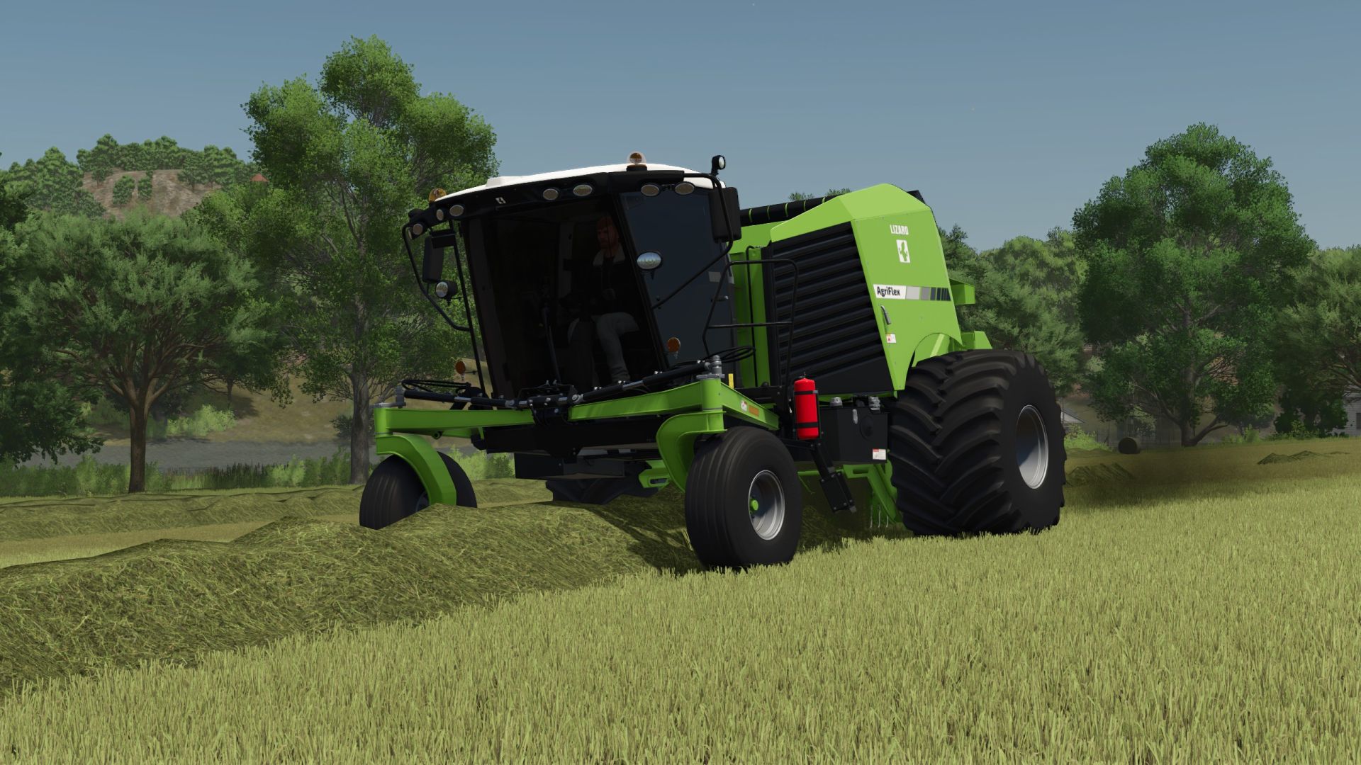 Lizard Agriflex self -propelled press
