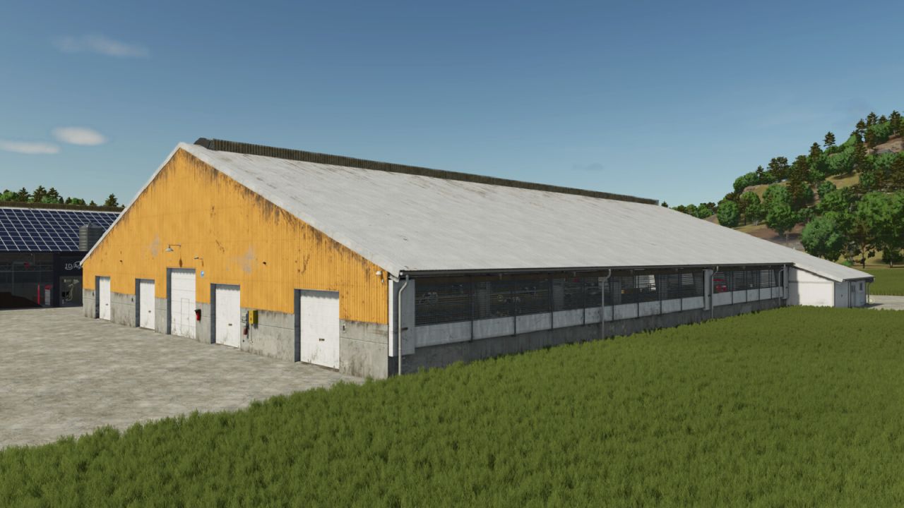 Fienili per mucche lucertole