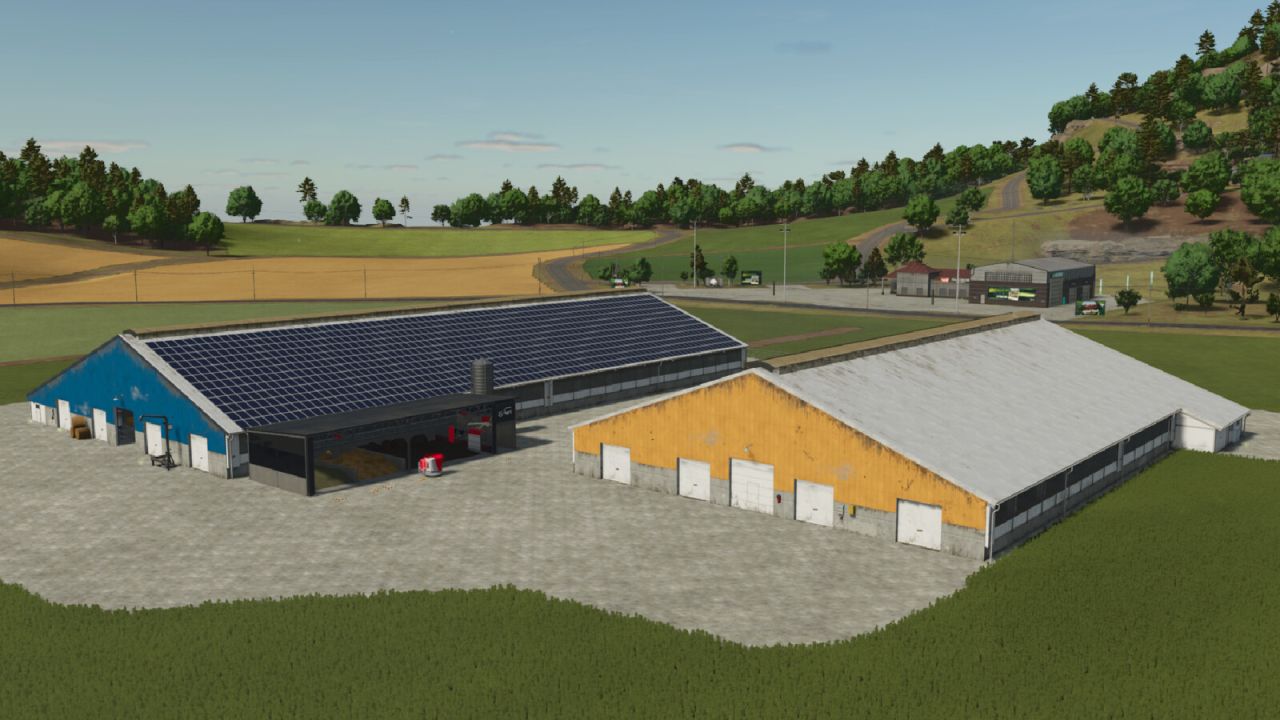 Fienili per mucche lucertole