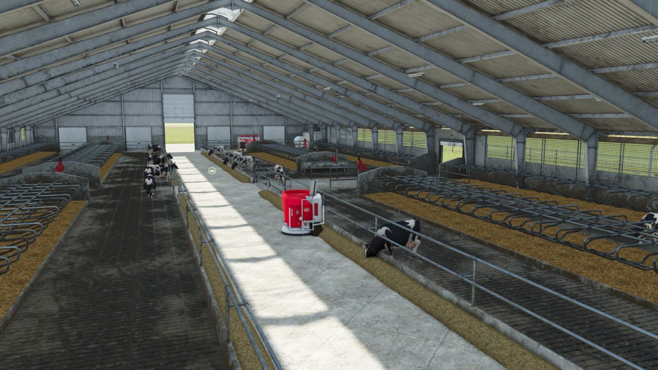 Fienili per mucche lucertole