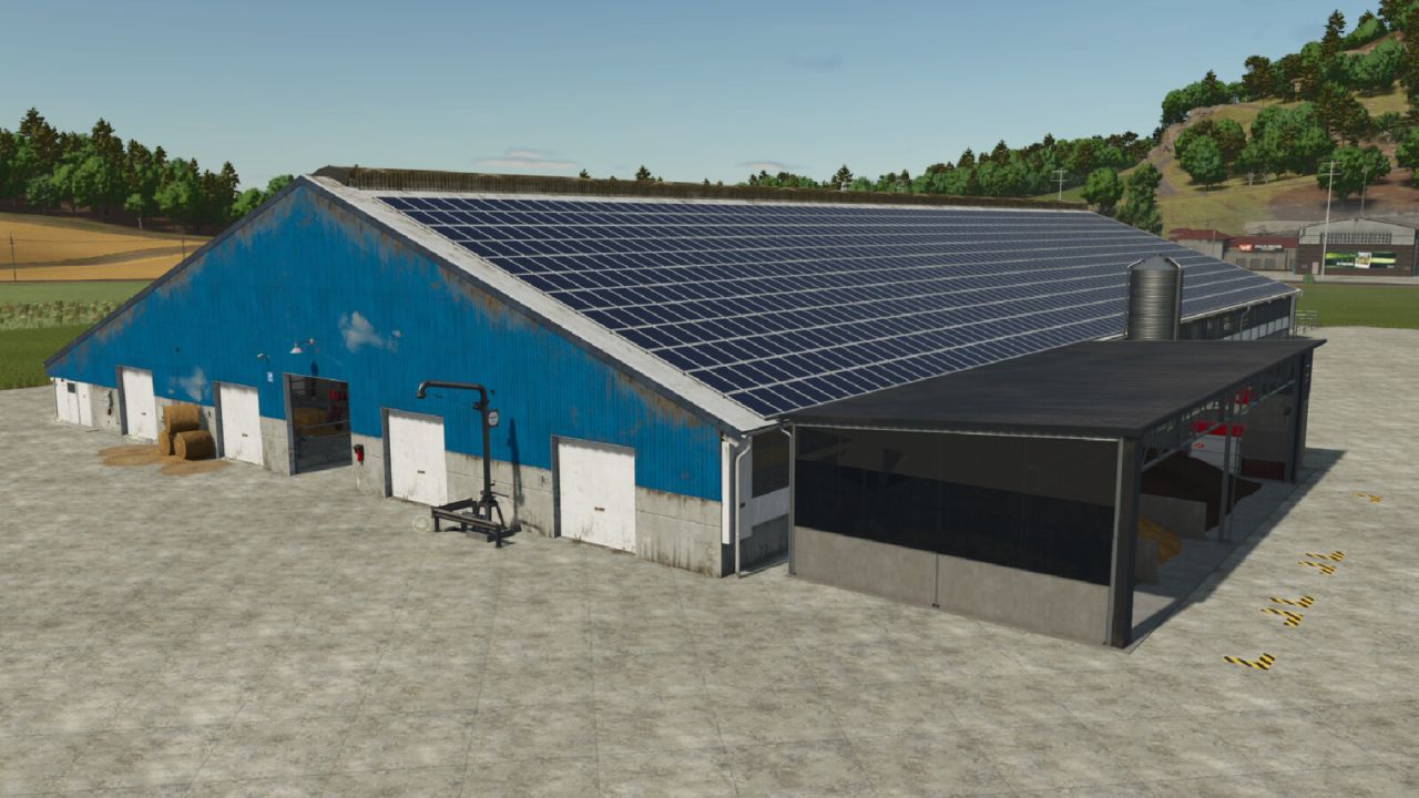 Fienili per mucche lucertole