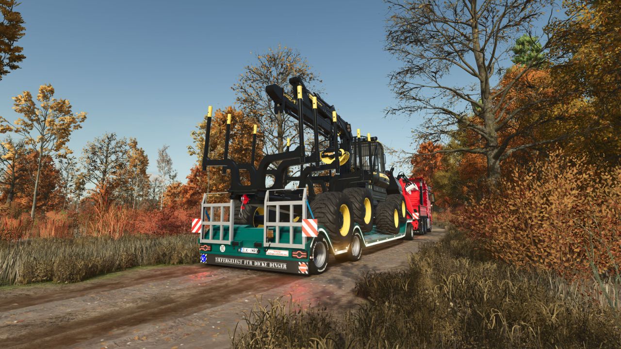 Carrello ribassato speciale Lizard Forestry TL38