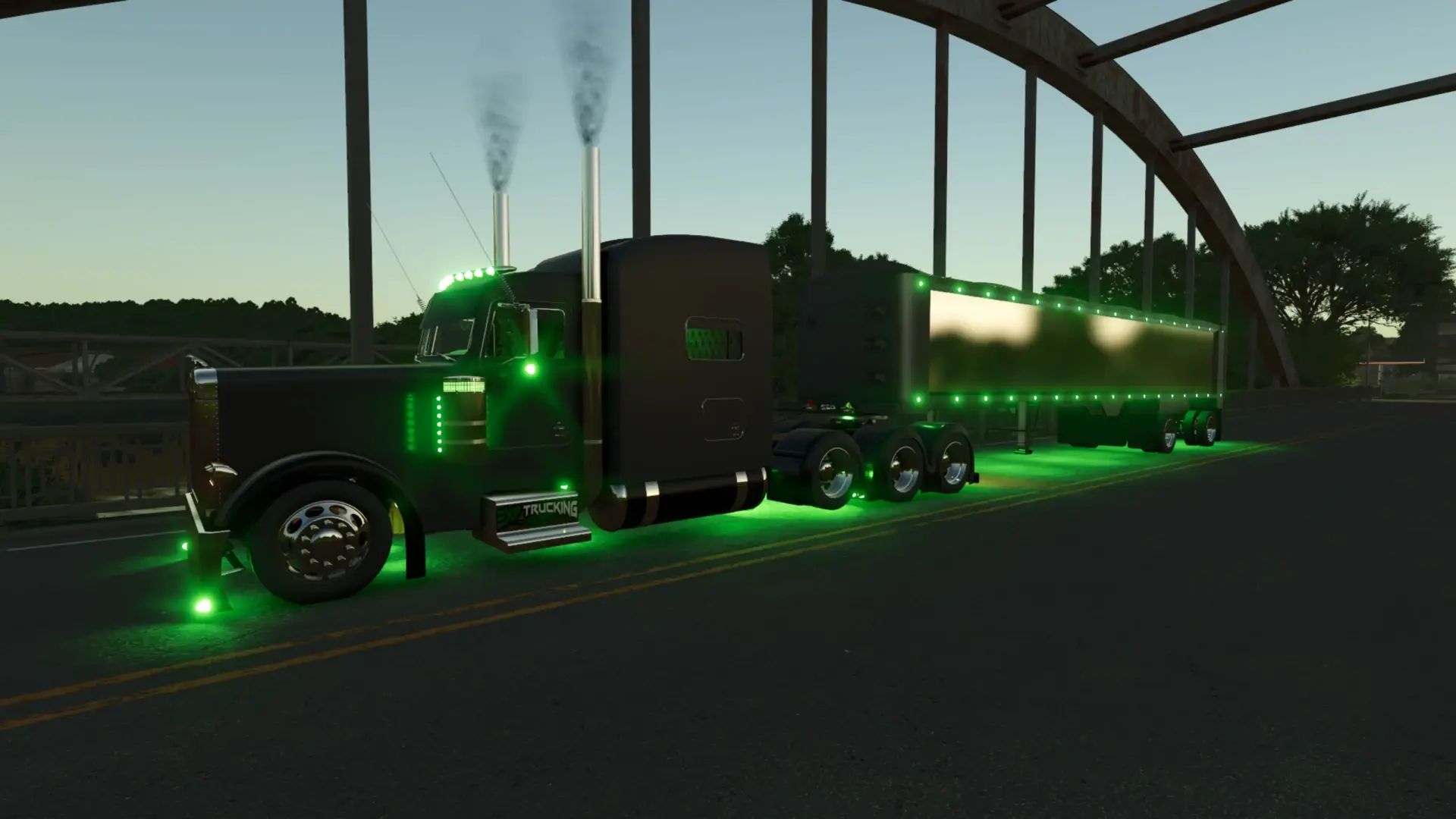 Lizard frameless end dump