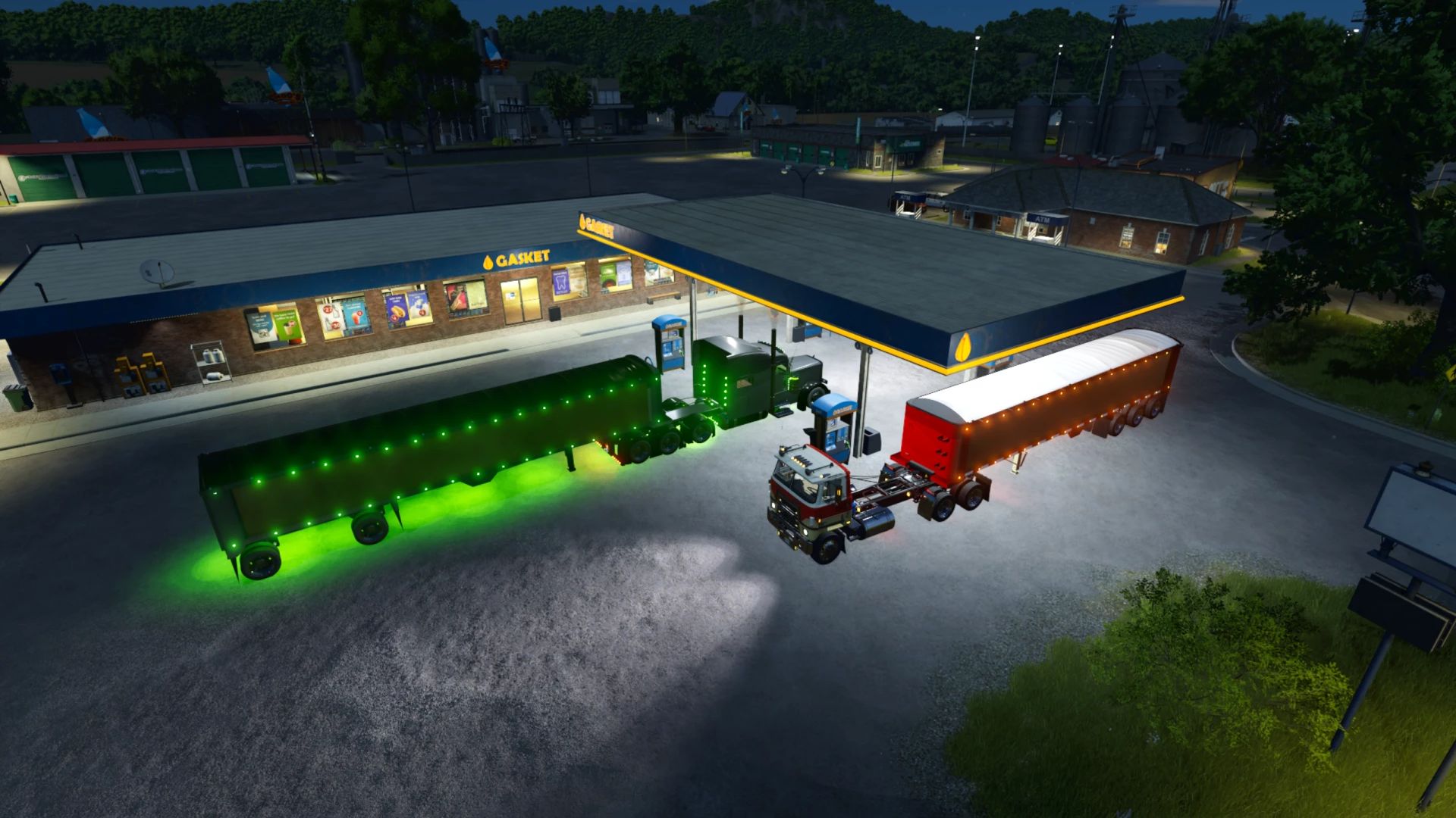 Lizard frameless end dump