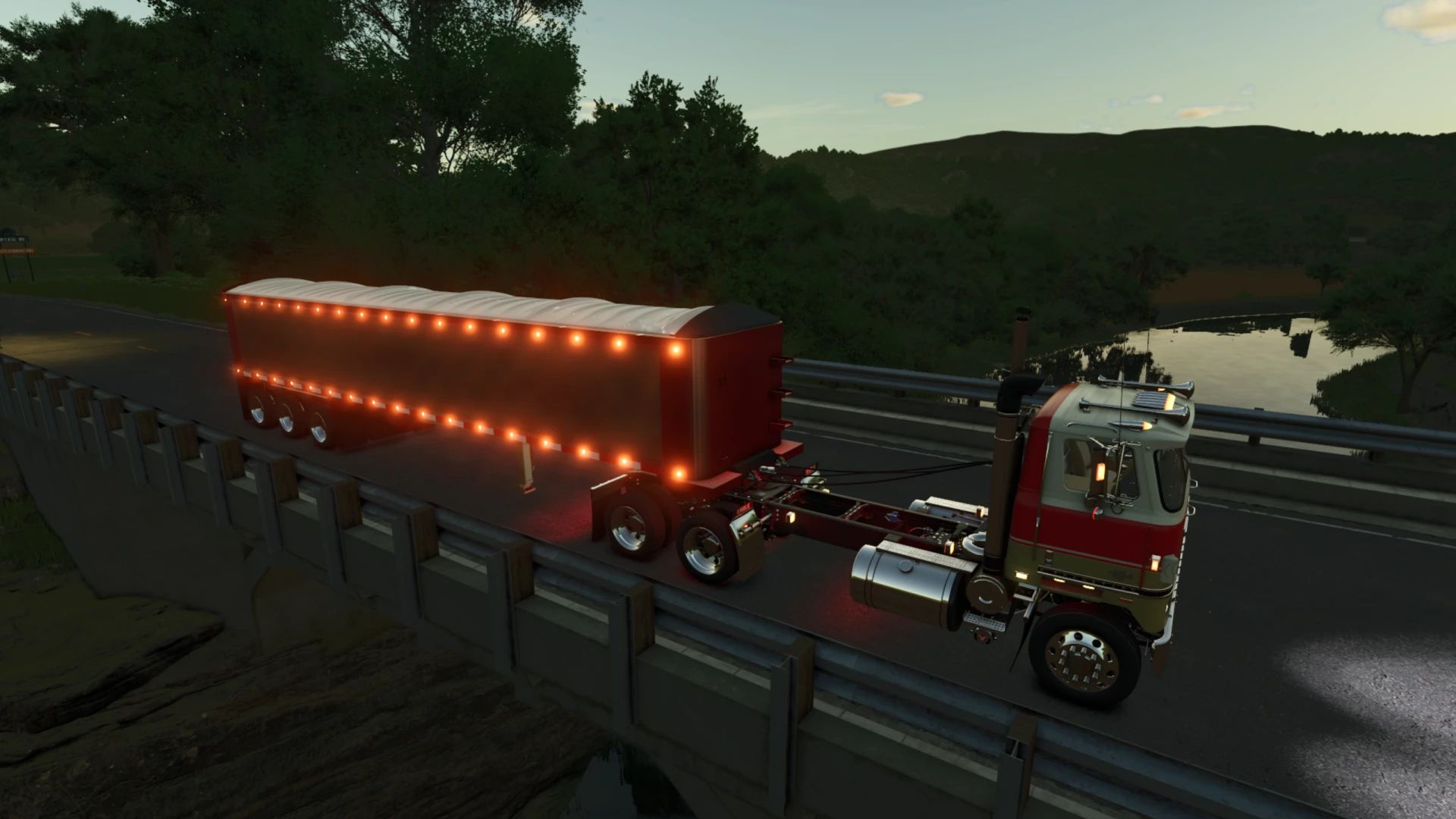 Lizard frameless end dump