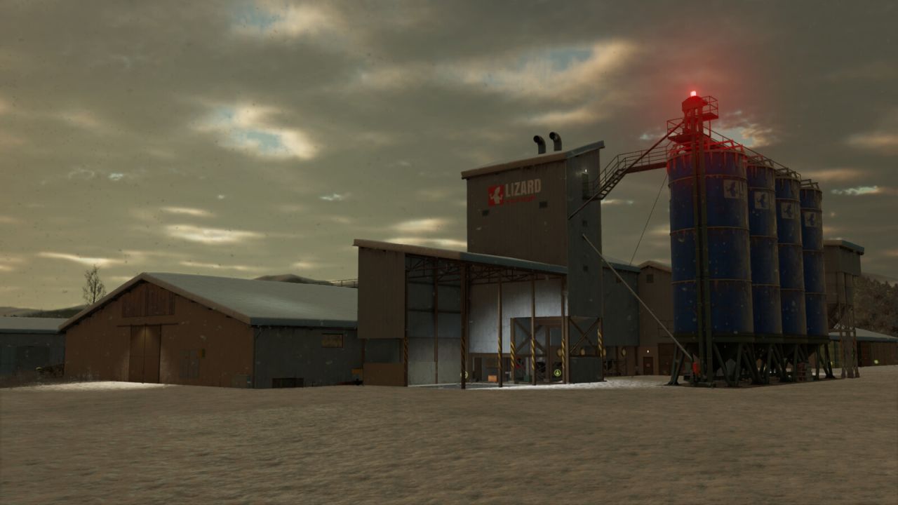 Хранение зерна ящерицы и производитель корма для свиней