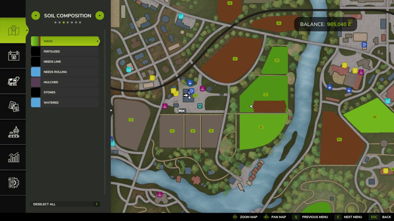 Herbicida granulado para lagarto