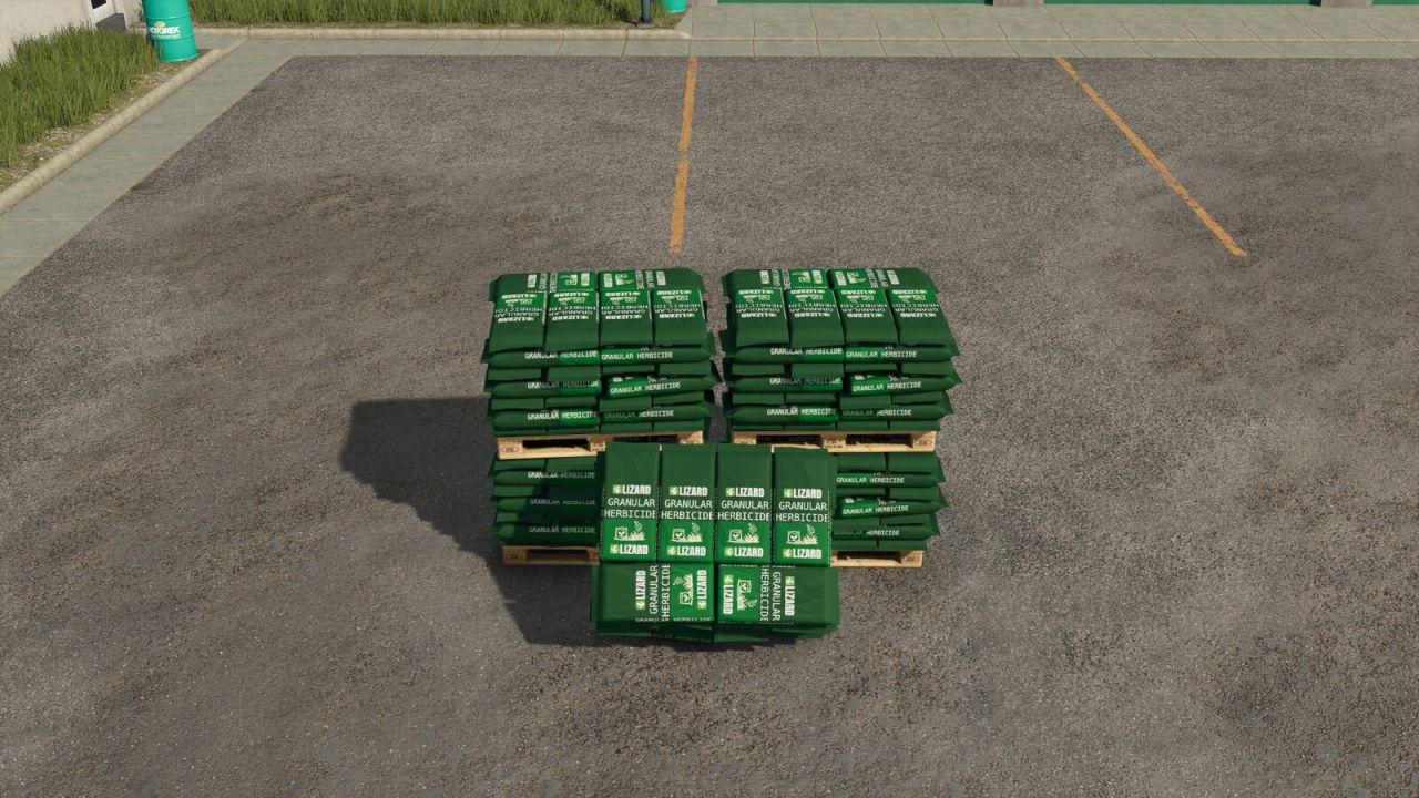Herbicida granulado para lagarto