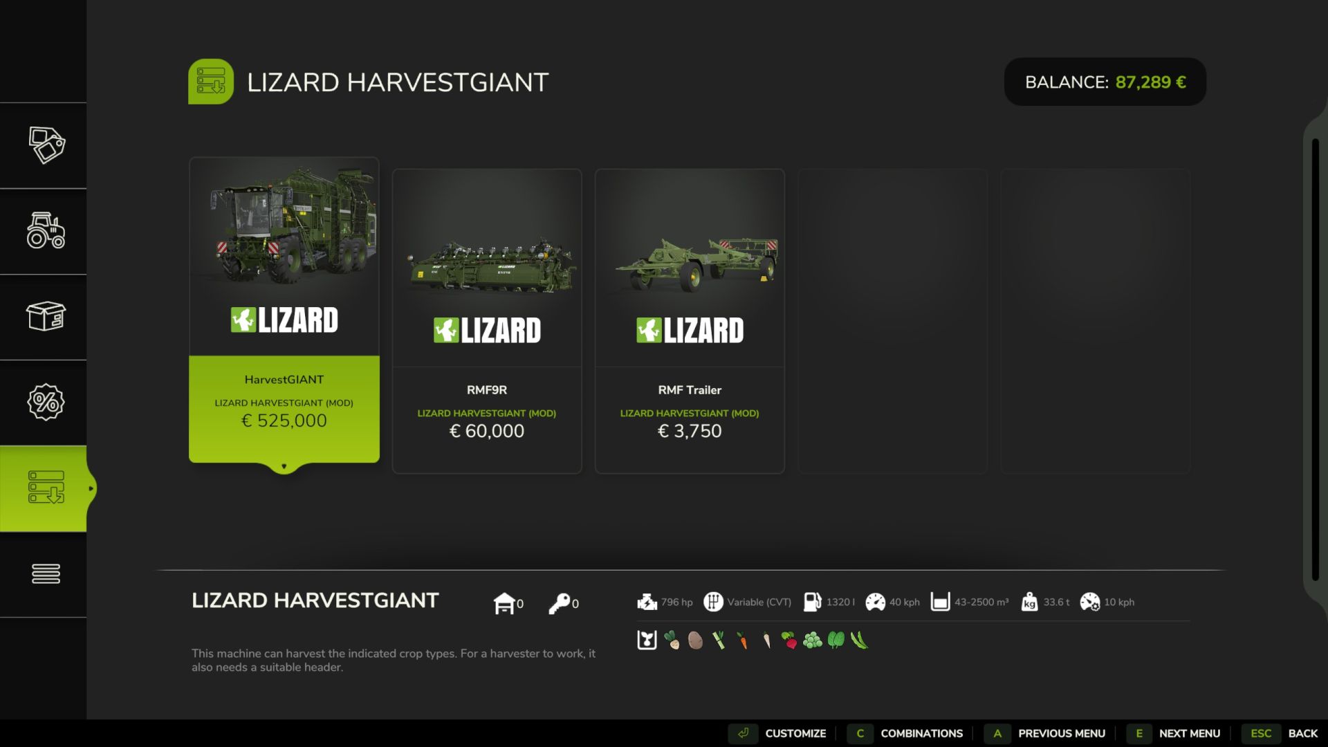 LIZARD HarvestGIANT