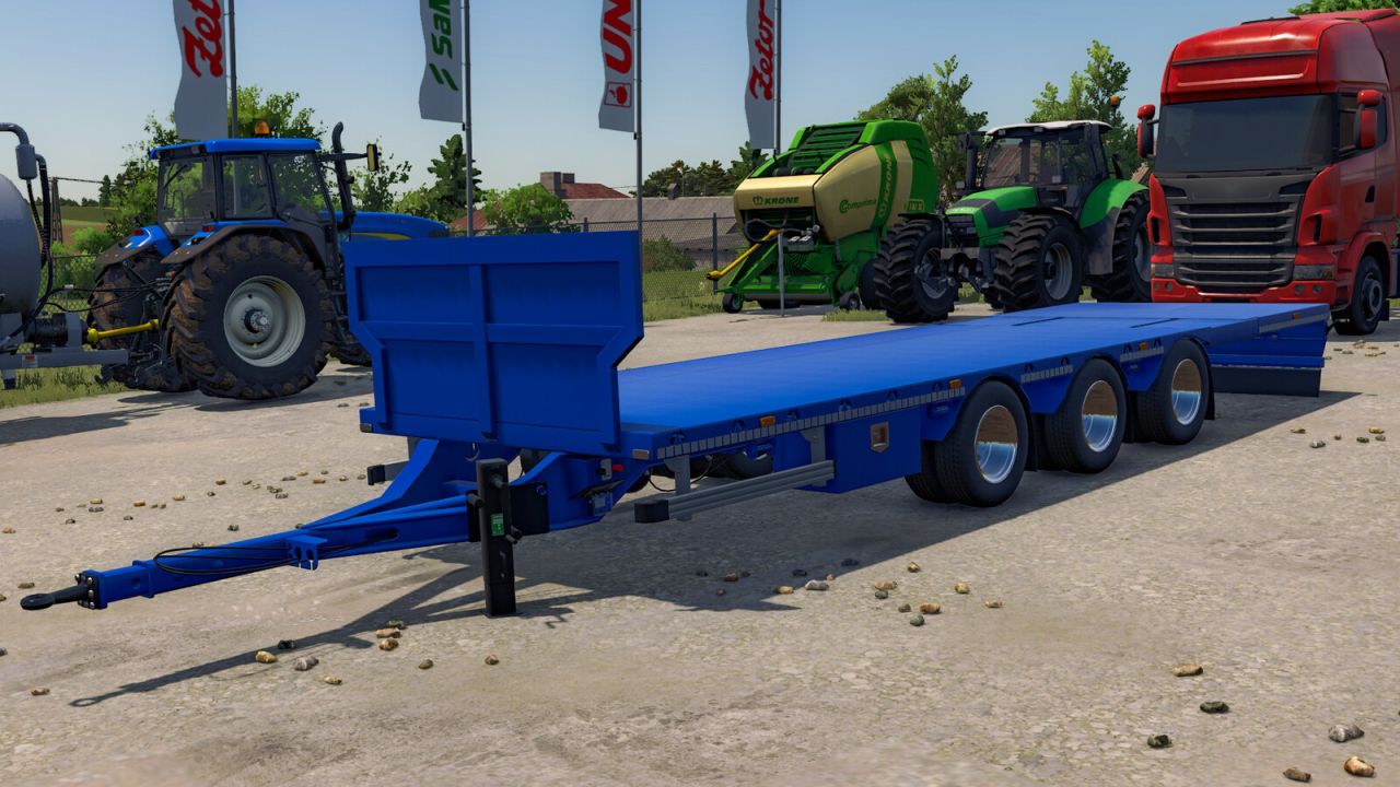 Remolque de transporte de paja de lagarto