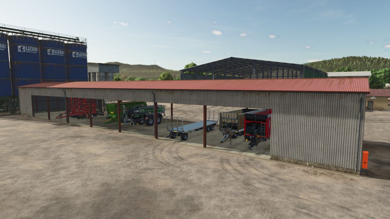 Abris pour véhicules lézards