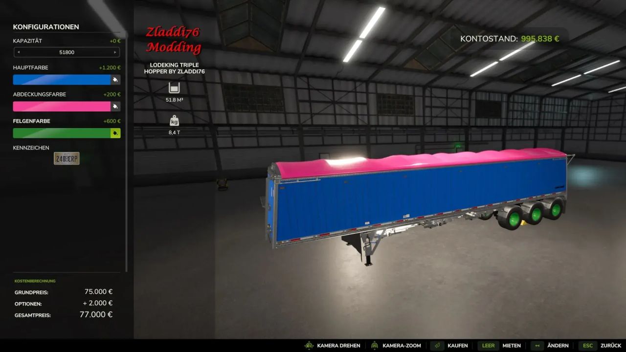 LodeKing Triple Hopper (125.000L)