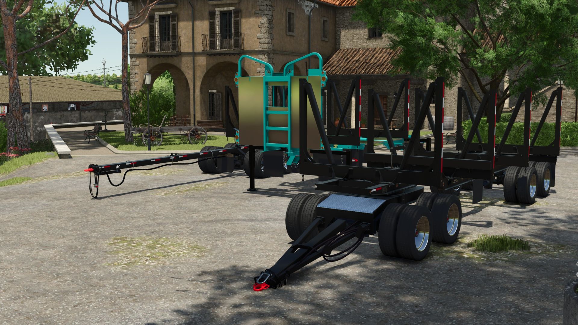 Pacchetto rimorchio con palo in legno