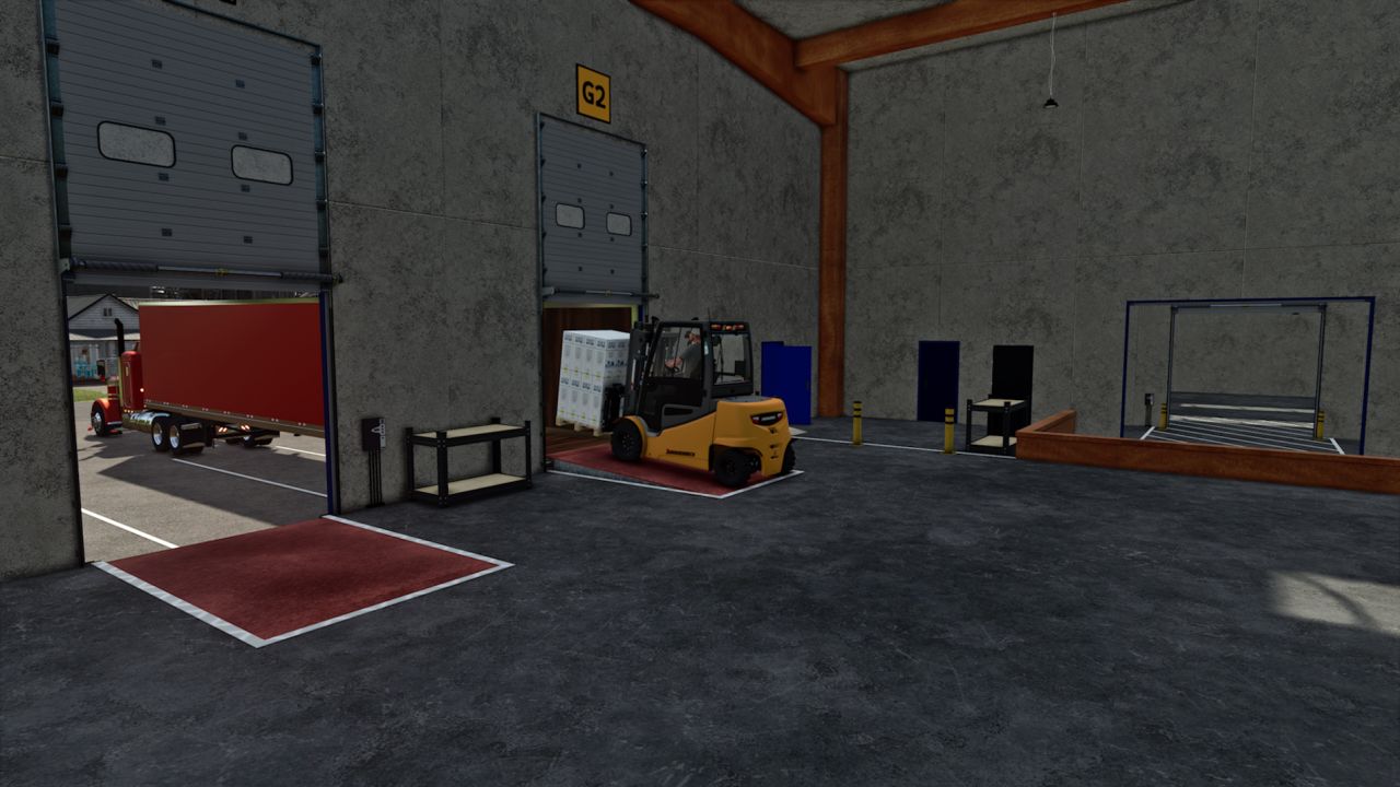 Logistic pallet warehouse
