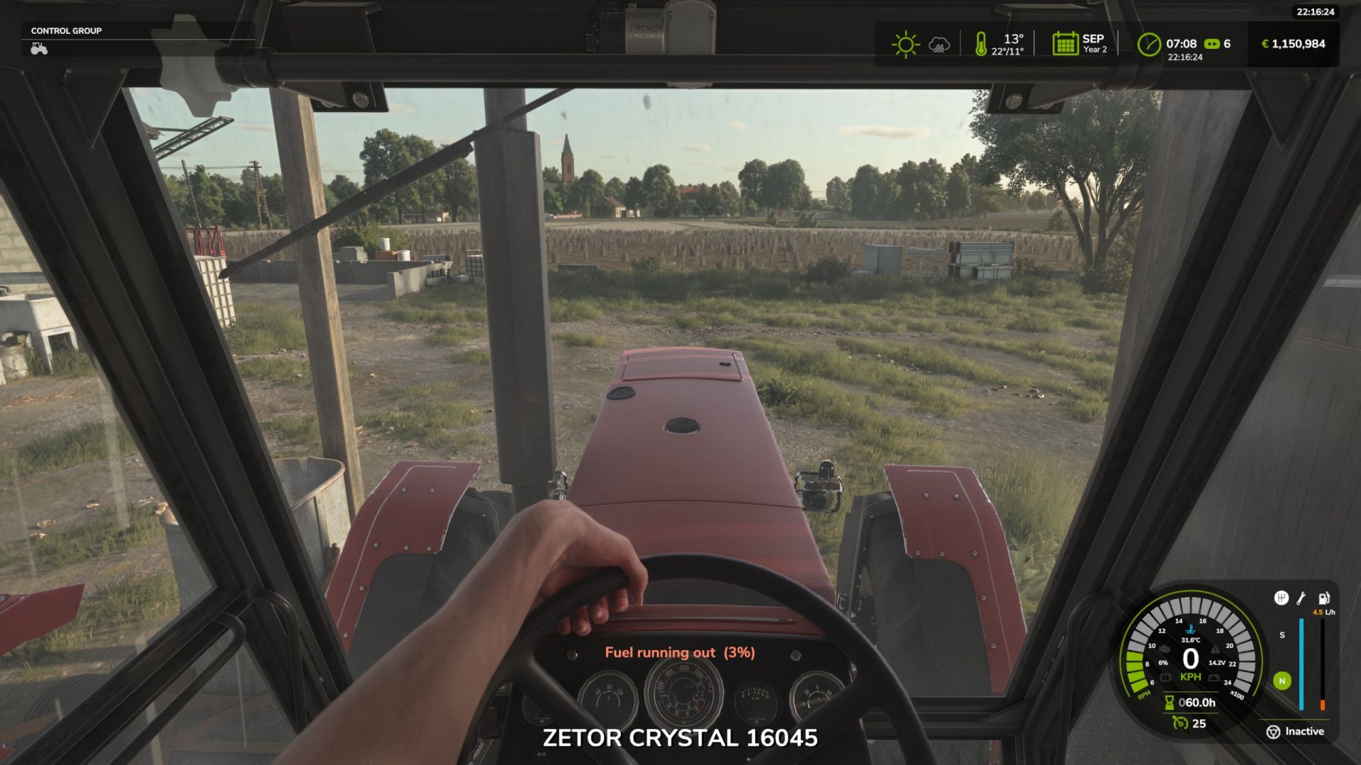 Low Fuel Warning