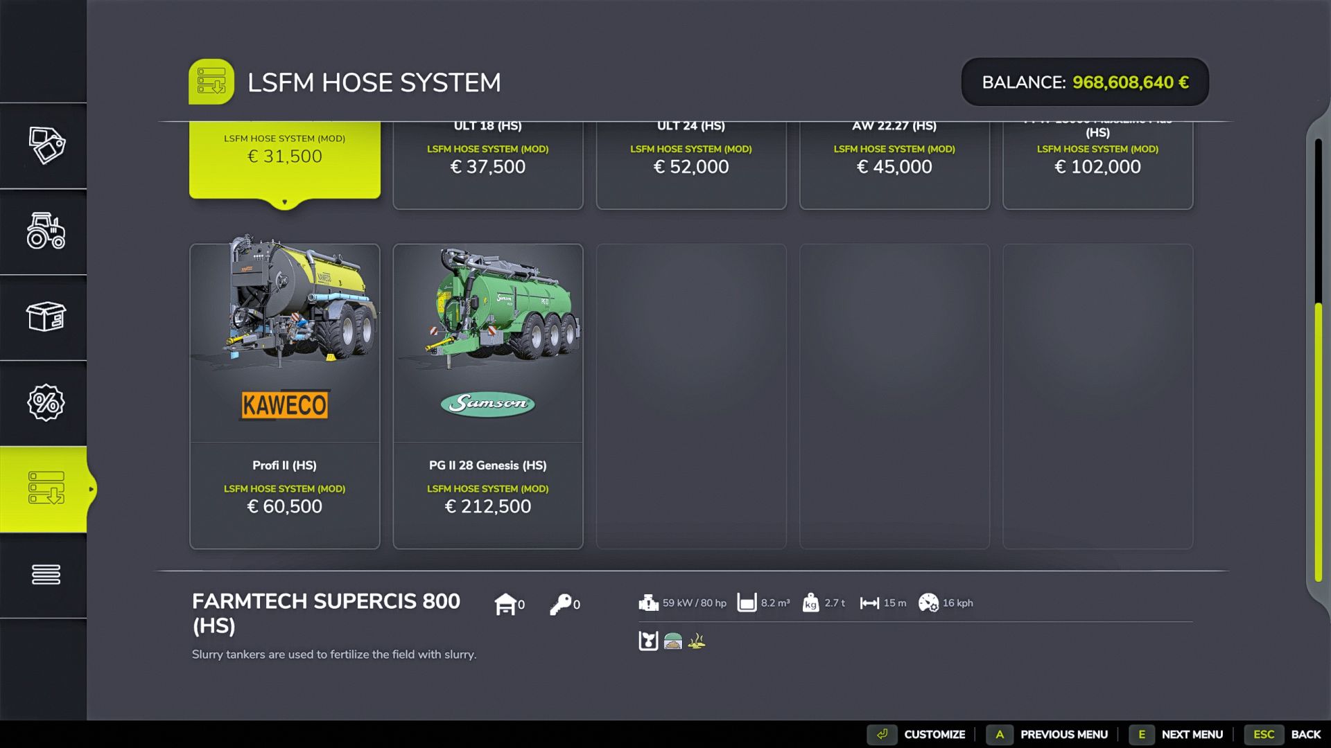 LSFM Hose System