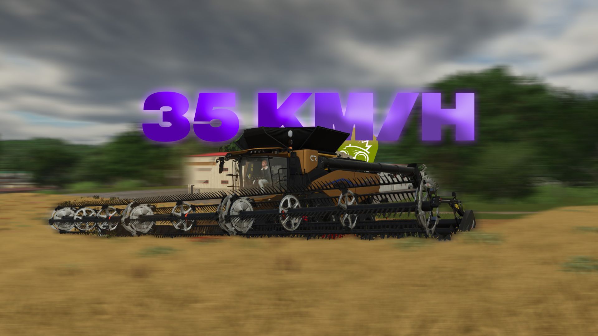 MacDon grain cutter (35 km/h)